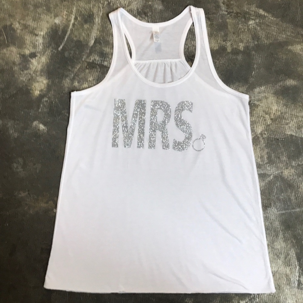 White Mrs Tank Top